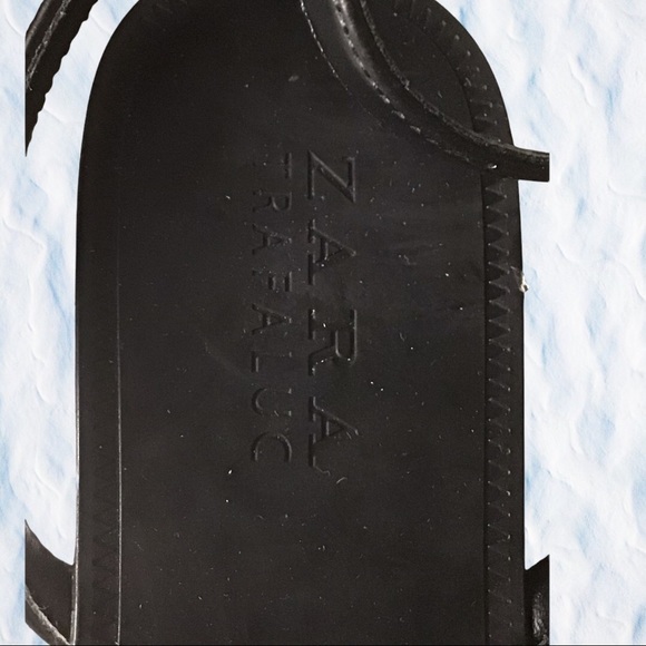 ZARA BLACK SANDALS FLASH - Picture 3 of 5